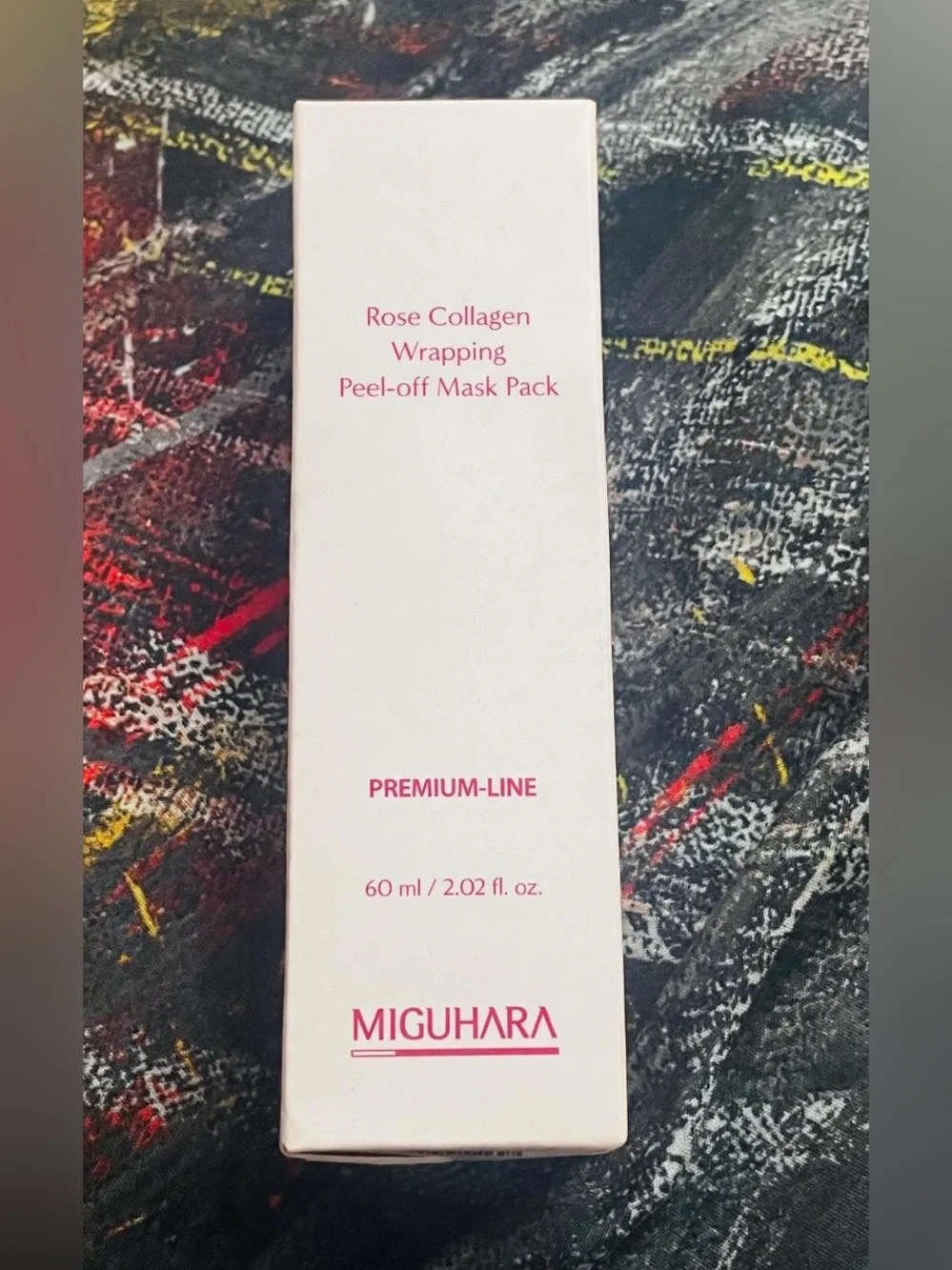 Miguhara Rose Collagen Wrapping Peel-off Mask Pack Premium-Line NEW